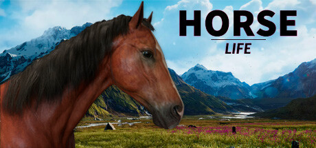 Cover of Steam horse game called HORSE LIFE: find horses in open world, survive in wild nature as a foal or pony Cover of Steam horse game called HORSE LIFE: find horses in open world, survive in wild nature as a foal or pony