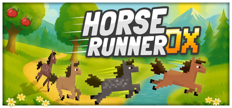 Cover of Steam horse game called Horse Runnder DX