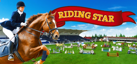 Cover of Steam horse game called Riding Star - Horse Championship!
