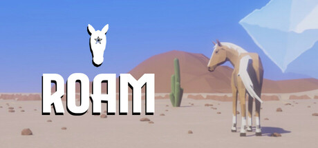 Cover of Steam horse game called Roam: Wild Horse Simulator