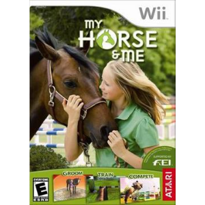 A picture of the cover of the Wii game 'My Horse & Me'